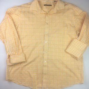 Mens Sean John 34 / 35 18 shirt button front long